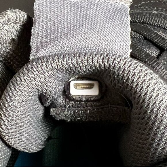 Boys SKECHERS Energy Lights Black Lace Up Sneakers / Size 6 - Picture 9 of 11